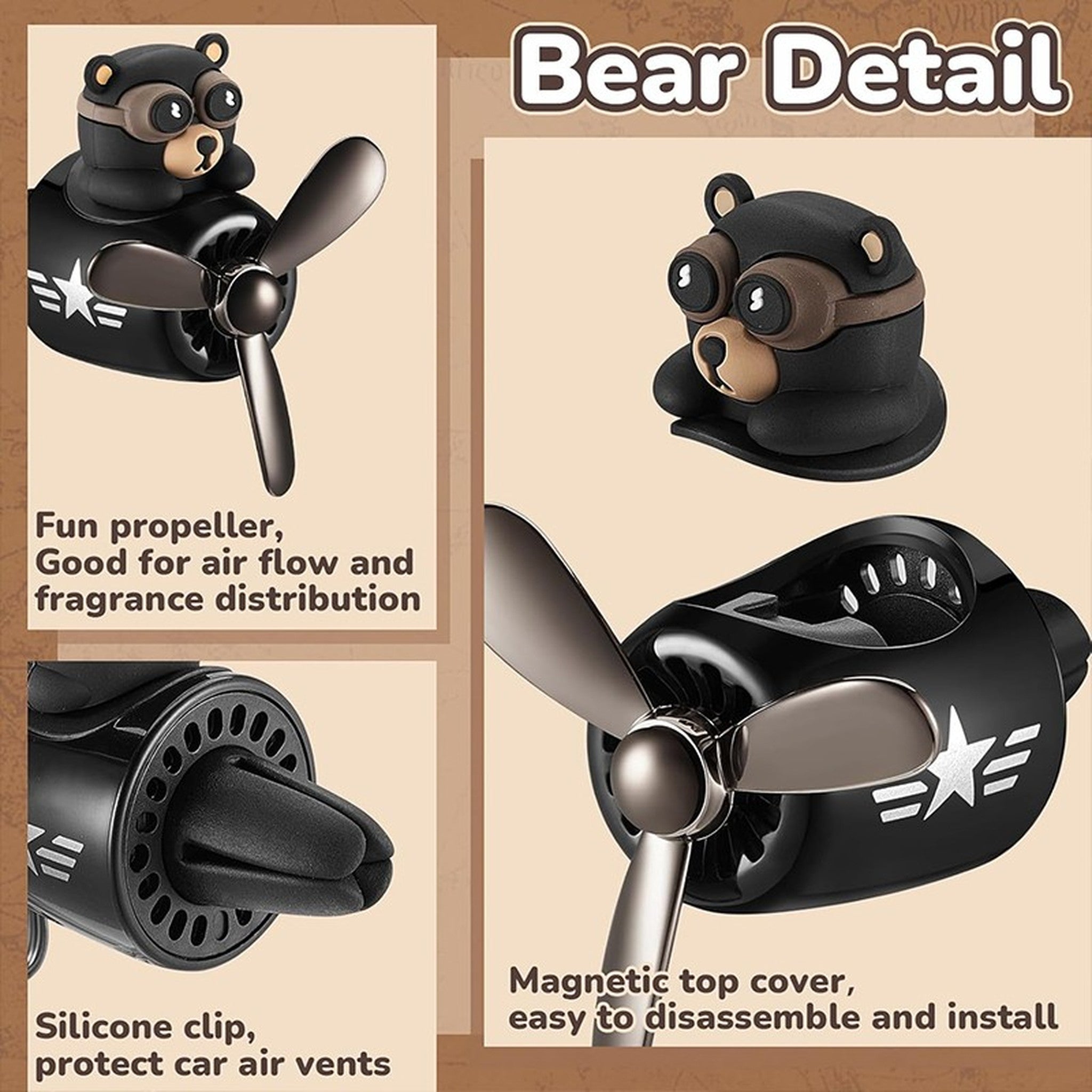 Autivara Aviator — Bear Propeller Diffuser — view 3