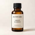 Autivara Green Bamboo fragrance oil — amber bottle with labeled ivory packaging